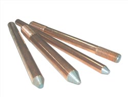 UL标准镀铜钢接地棒可供客户选择